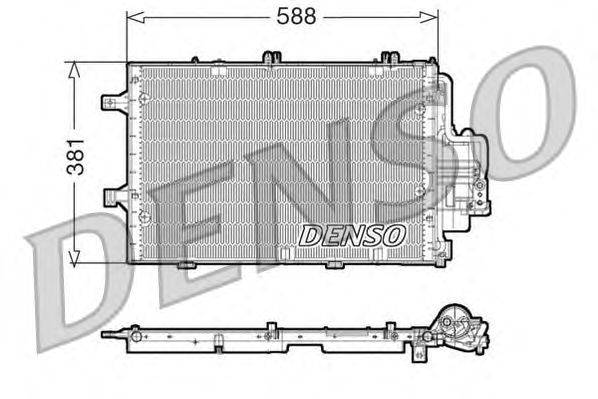 Конденсатор, кондиционер DENSO DCN20020