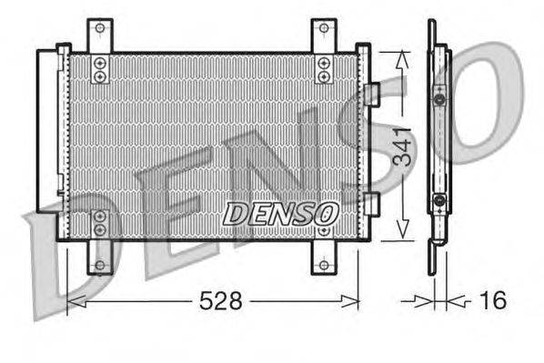 Конденсатор, кондиционер DENSO DCN21007