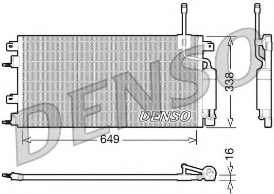 Конденсатор, кондиционер DENSO DCN10024