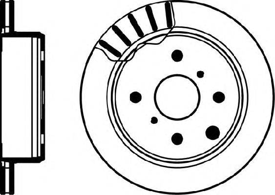 Тормозной диск MINTEX MDC1147