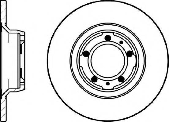 Тормозной диск MINTEX MDC1154
