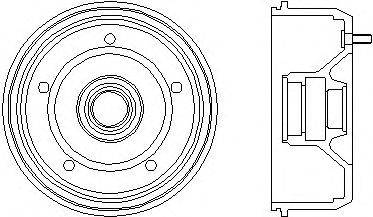 Тормозной барабан MINTEX MBD258