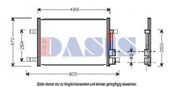 Конденсатор, кондиционер AKS DASIS FD5327