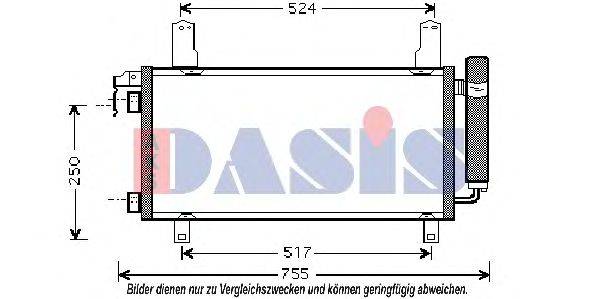 Конденсатор, кондиционер AKS DASIS 112015N