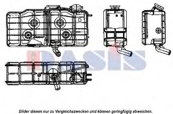 Компенсационный бак, охлаждающая жидкость AKS DASIS 132930N