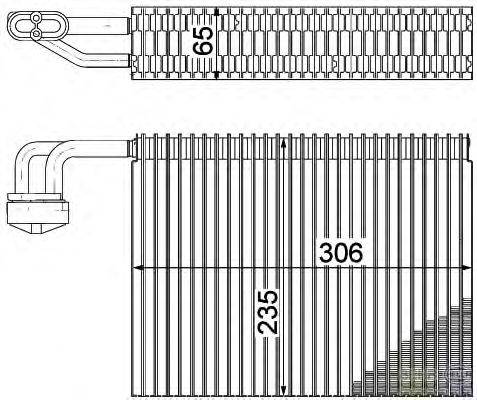 Испаритель, кондиционер HELLA 87615