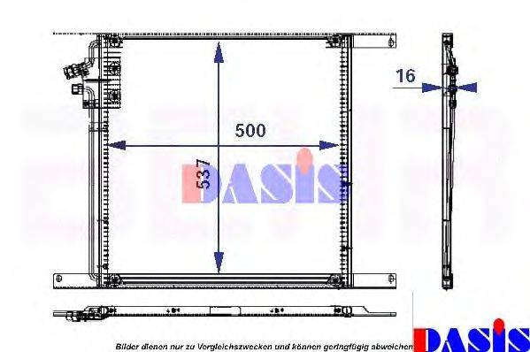 Конденсатор, кондиционер AKS DASIS 292020N