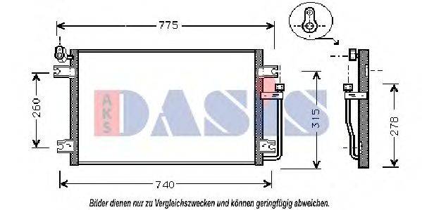 Конденсатор, кондиционер AKS DASIS DW5030