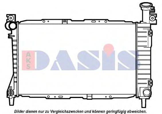 Радиатор, охлаждение двигателя AKS DASIS 520090N