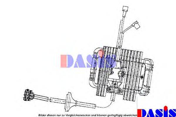 Блок управления, отопление / вентиляция AKS DASIS R129