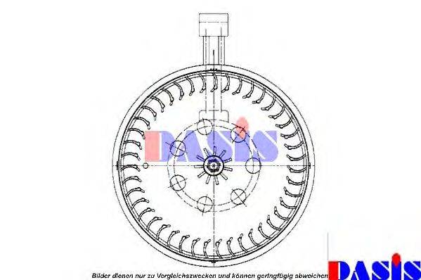 Вентилятор салона AKS DASIS 740462N