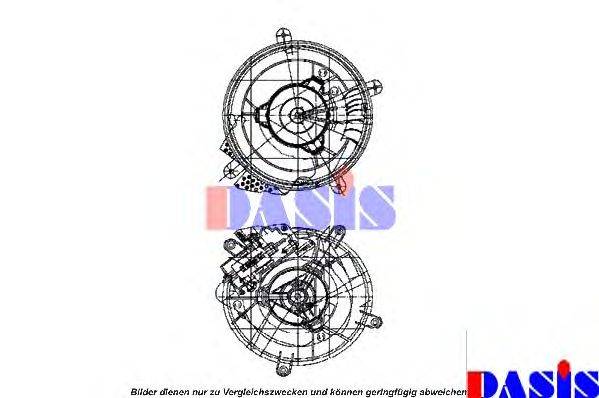 Вентилятор салона AKS DASIS 741250N