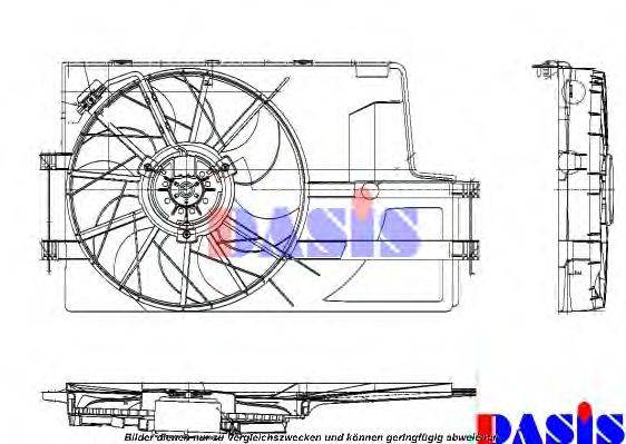 Вентилятор, охлаждение двигателя BEHR HELLA SERVICE 40784
