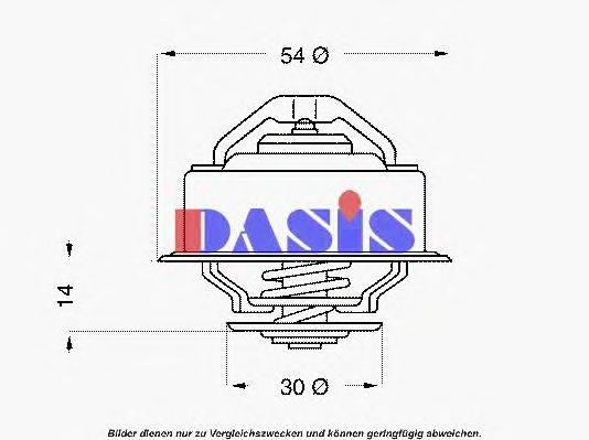 Термостат, охлаждающая жидкость AKS DASIS 750346N