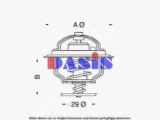 Термостат, охлаждающая жидкость AKS DASIS 402288D