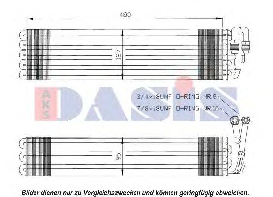 Испаритель, кондиционер AKS DASIS 820940N