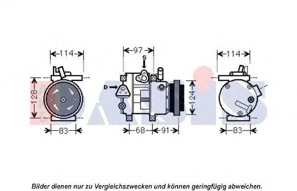 Компрессор, кондиционер AKS DASIS HYK256