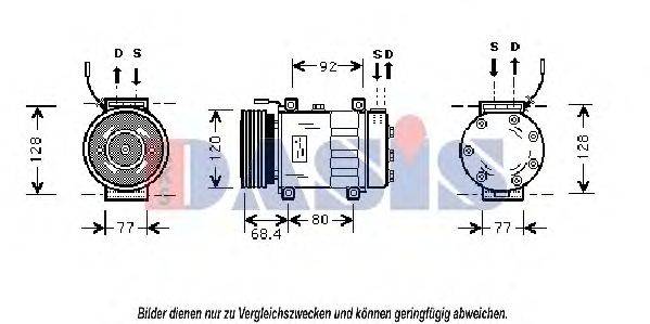 Компрессор, кондиционер AKS DASIS ALK103