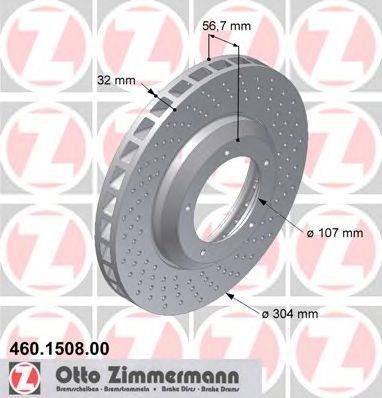 Тормозной диск ZIMMERMANN 460.1508.00