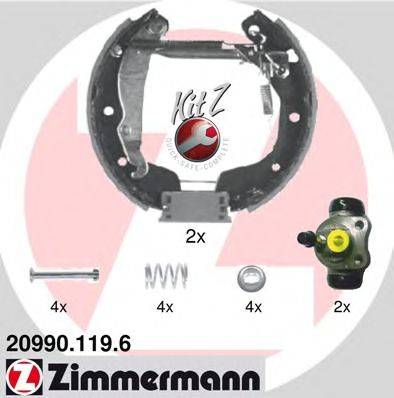Комплект тормозных колодок ZIMMERMANN 20990.119.6
