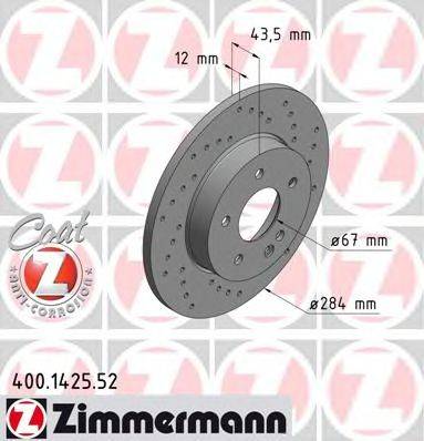 Тормозной диск ZIMMERMANN 400.1425.52