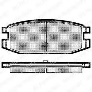 Комплект тормозных колодок, дисковый тормоз ROADHOUSE 9442