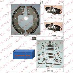 Комплект тормозных колодок DELPHI 1043