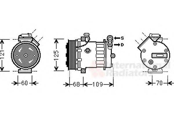 Компрессор, кондиционер SCHLIECKMANN 6037K475