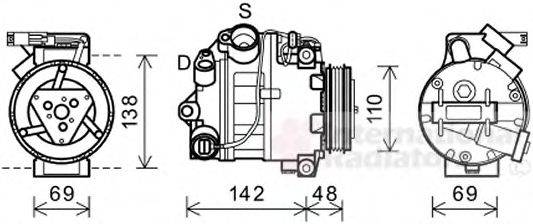 Компрессор, кондиционер SCHLIECKMANN 6006K443