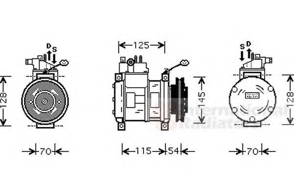 Компрессор, кондиционер SCHLIECKMANN 6007K074