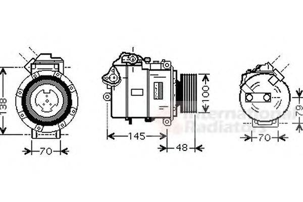 Компрессор, кондиционер SCHLIECKMANN 6006K328