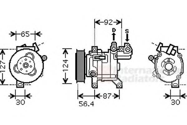 Компрессор, кондиционер SCHLIECKMANN 6040K318