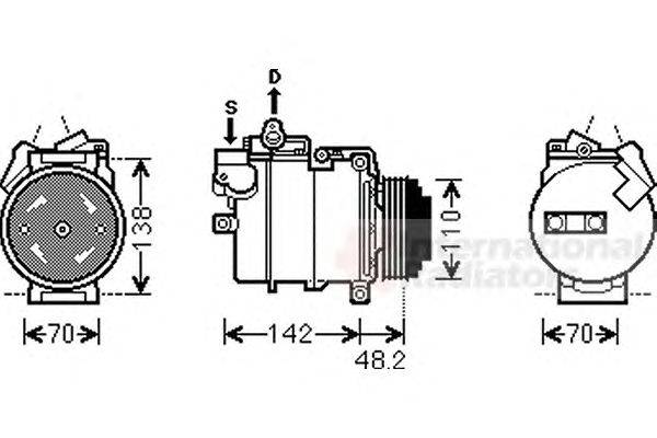 Компрессор, кондиционер SCHLIECKMANN 6006K386