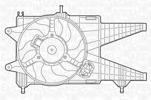 Вентилятор, охлаждение двигателя 4SEASONS 309073