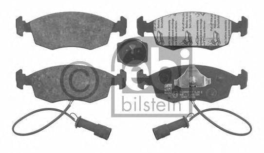 Комплект тормозных колодок, дисковый тормоз FEBI BILSTEIN 20907