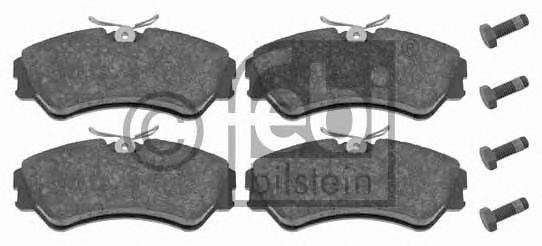 Комплект тормозных колодок, дисковый тормоз FEBI BILSTEIN 20124