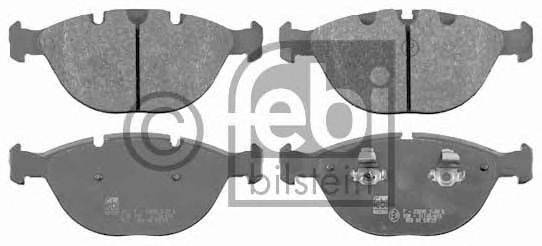 Комплект тормозных колодок, дисковый тормоз FEBI BILSTEIN 16501