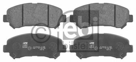 Комплект тормозных колодок, дисковый тормоз QH Talbros BP1596