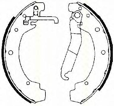 Комплект тормозных колодок HP (ZEBRA) 1542