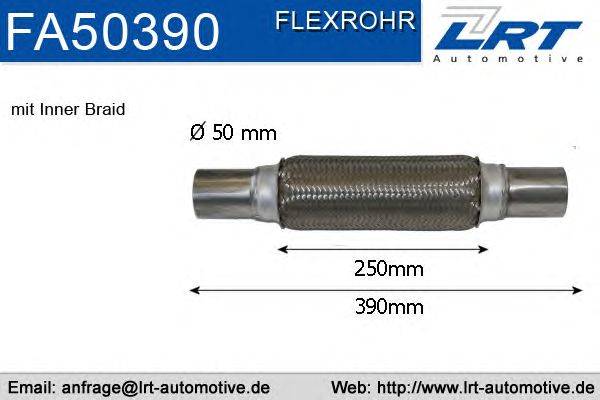 Гофрированная труба, выхлопная система LRT FA50390