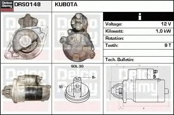 Стартер EDR 910148