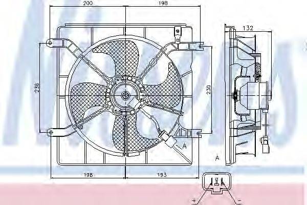 Вентилятор, охлаждение двигателя ARD 322175
