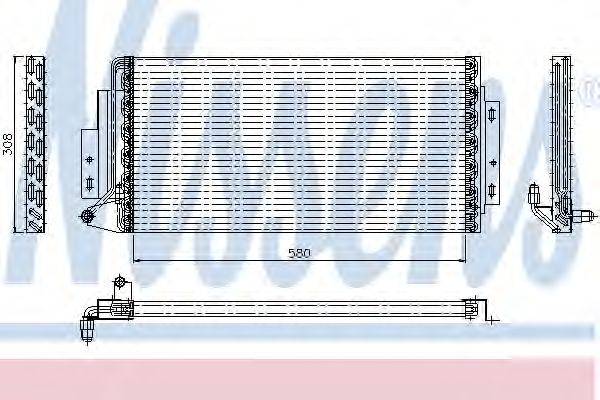 Конденсатор, кондиционер NISSENS 94002