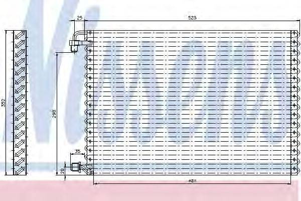 Конденсатор, кондиционер NISSENS 94003