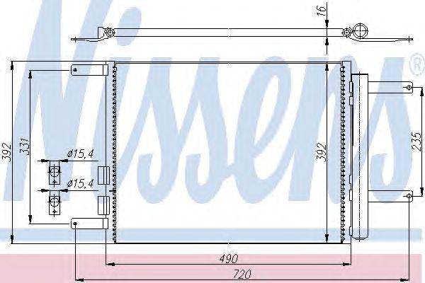 Конденсатор, кондиционер NISSENS 94988