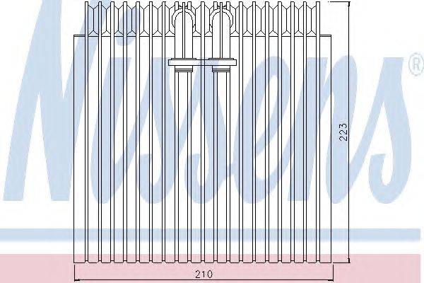 Испаритель, кондиционер NISSENS 92072