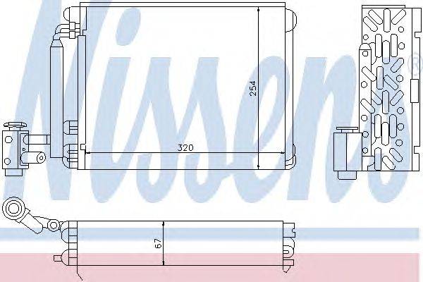 Испаритель, кондиционер NISSENS 92254