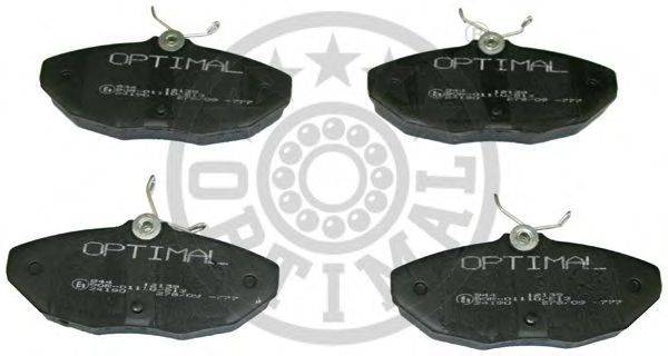 Комплект тормозных колодок, дисковый тормоз OPTIMAL 12139