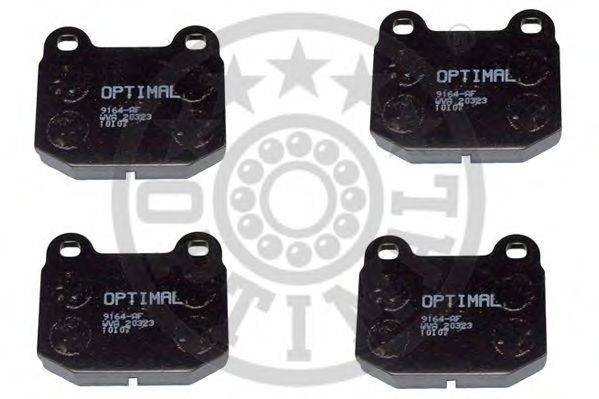Комплект тормозных колодок, дисковый тормоз OPTIMAL 9164
