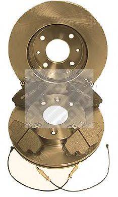 Комплект тормозов, дисковый тормозной механизм MAPCO 47154